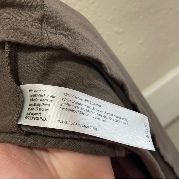 Eileen Fisher Brown Dress - Picture 4 of 6